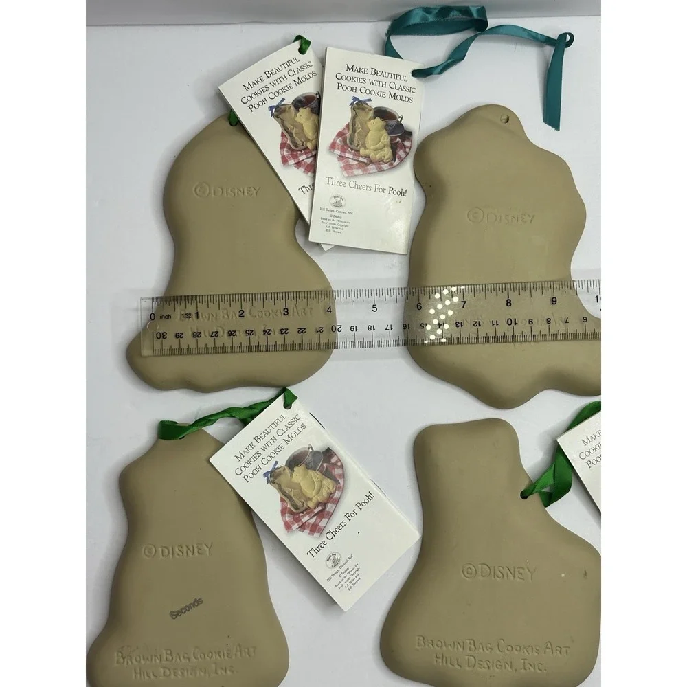 Vintage Brown Bag Cookie Co. Winnie The Pooh Eeyore Piglet Tigger Molds Set 4